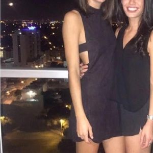 OnTwelfth Black cut out mini dress size small